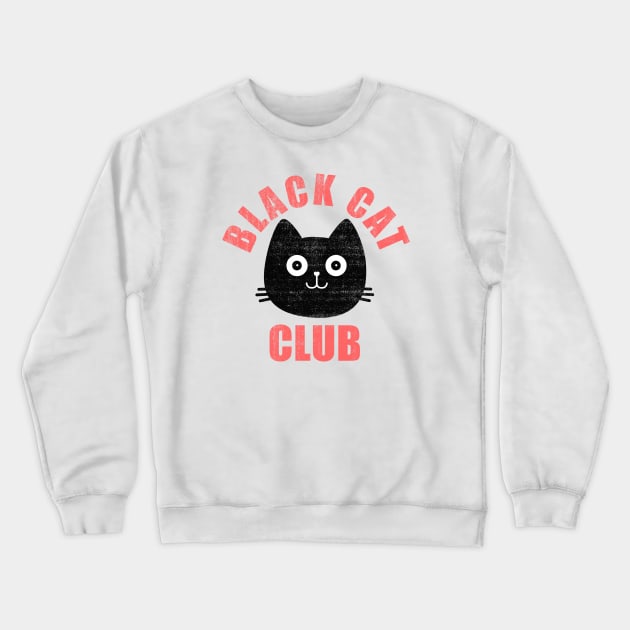 black cat club Crewneck Sweatshirt by teemarket